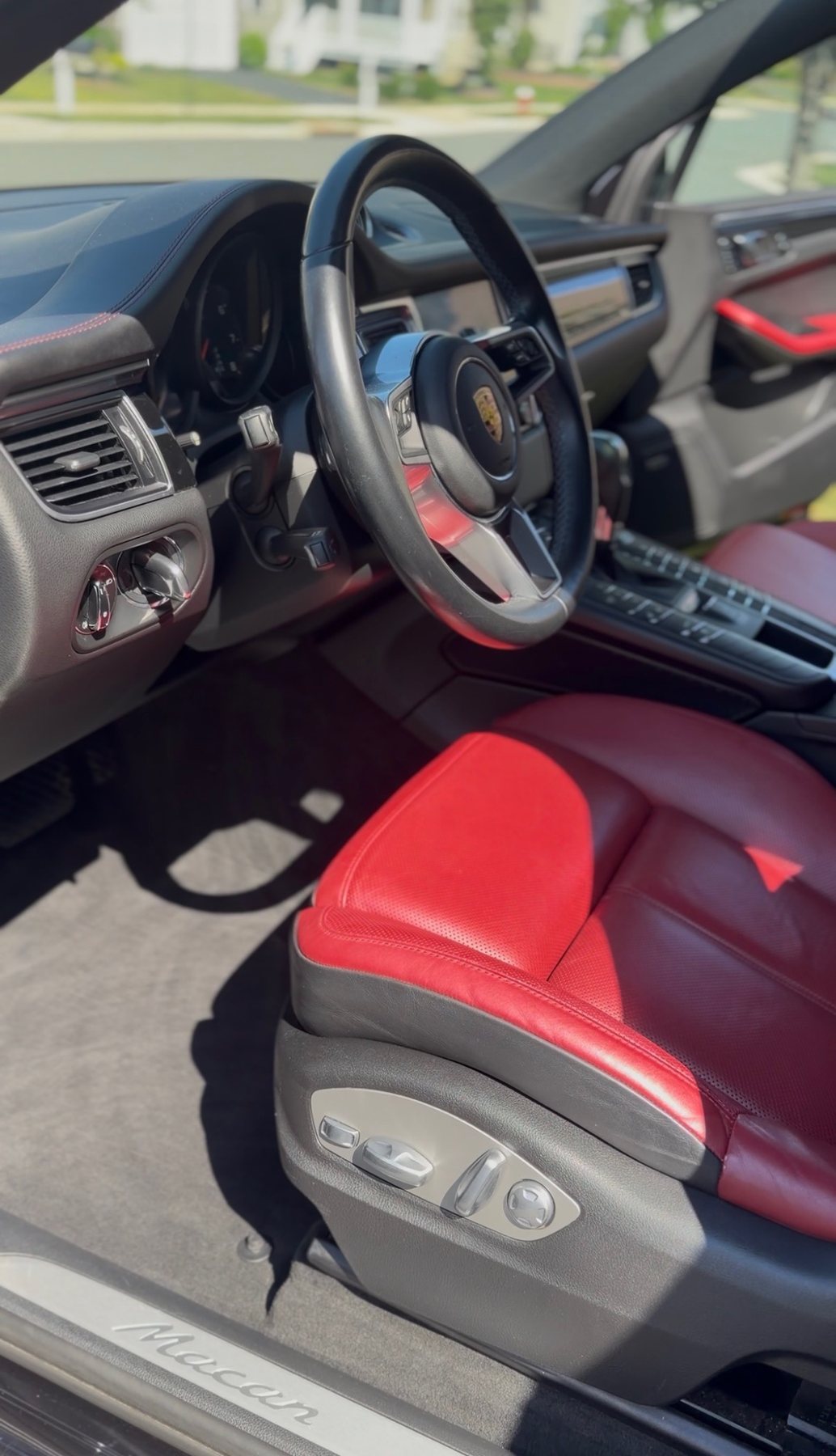 Clean Porsche interior after detail